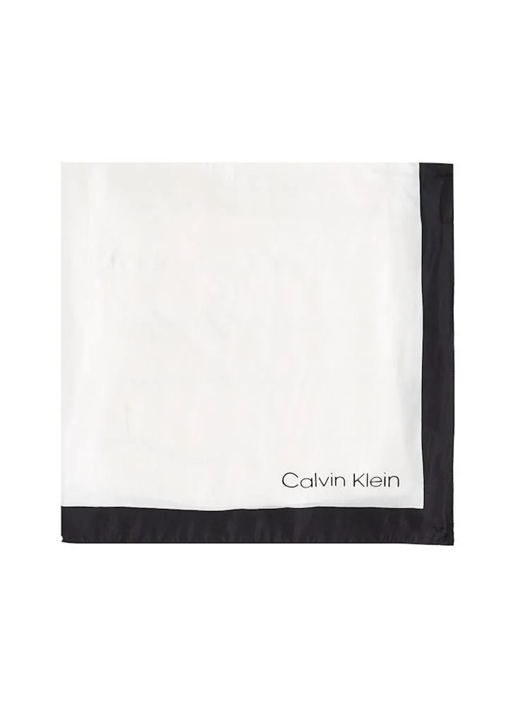 كالفن كلاين SILK LOGO BANDANA