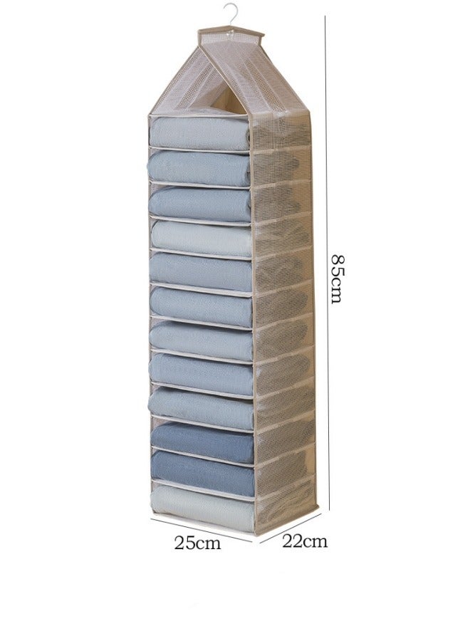 MIXDE 12-Shelf Closet Hanging Storage Shelves - Image 3