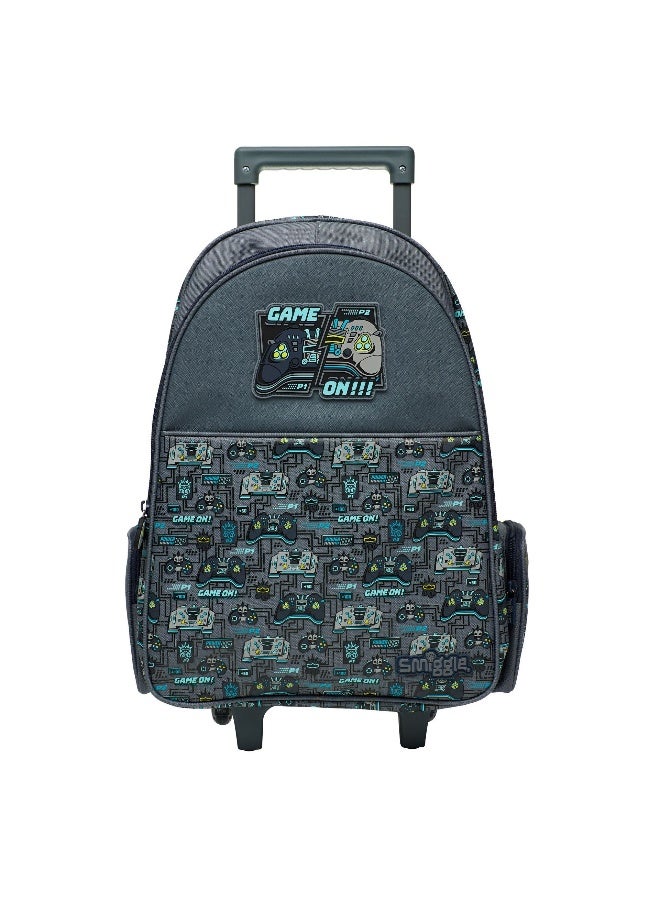 Smiggle Large Rolling Backpack - Student Travel Wheeled Backpack
