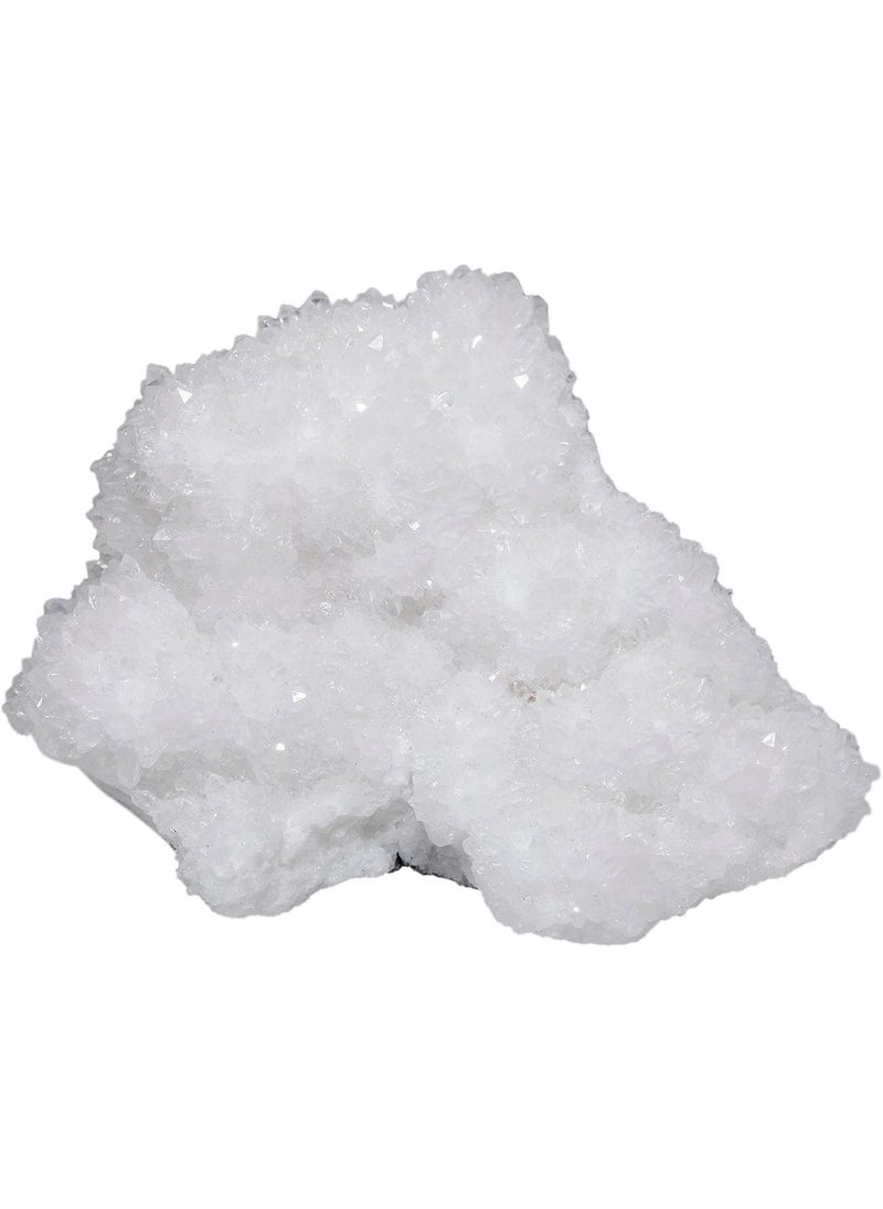 SUNYIK SUNYIK Natural Rock Quartz Cluster Geode Druzy Specimen Gemstone 0.2-0.3lb 