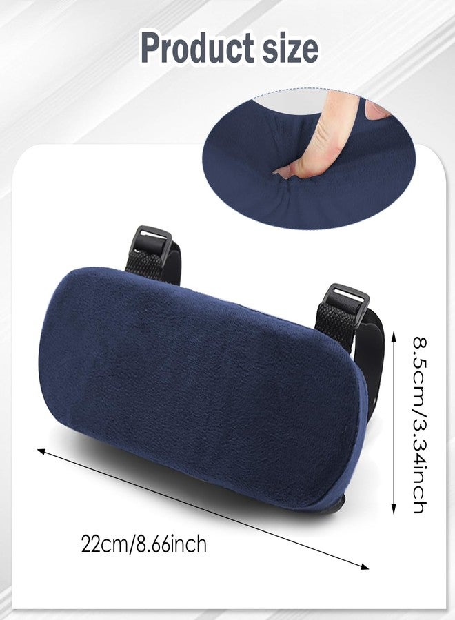 TecoKart® 2Pcs Chair Armrest Cushion Pad Set, Comfortable Memory Foam Elbow Support for Gaming Chair & Office Chair, Thick Armrest Covers with Quick Release Buckle & Anti-Slip Design - Image 2