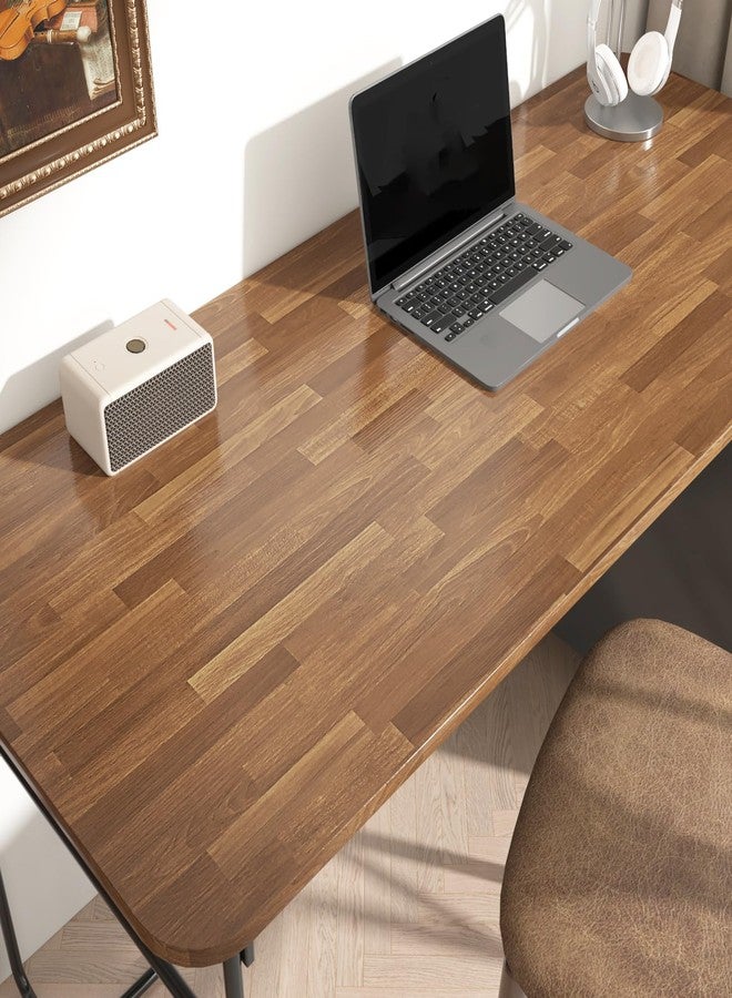 Wallercity Brown Wood Grain Peel and Stick Wallpaper Butcher Block Contact Paper for Countertops Bathroom Self Adhesive Removable Wallpapers Faux Wooden Wall Paper for Countertop Cabinets 15.8''x236'' - Image 1