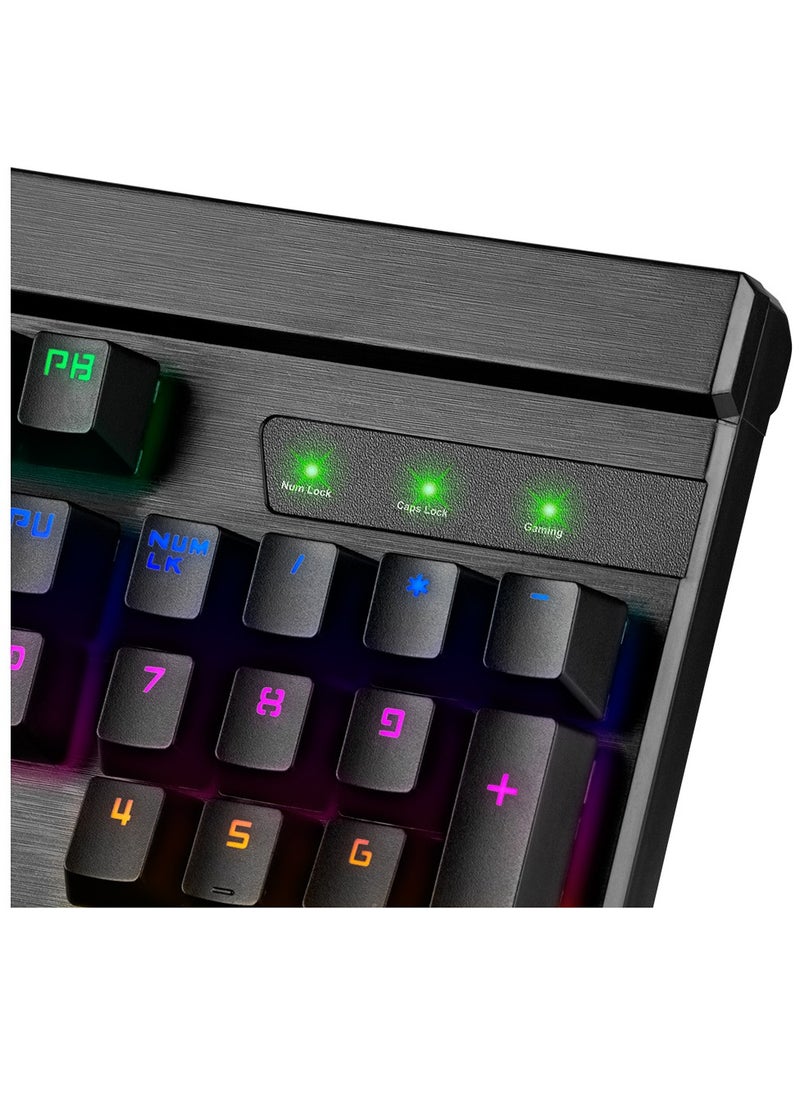 Generic - SVEN KB-G9500 Mechanical programmable keyboard Blue switches With Detachable wrist rest for computer and laptop, can be used at home, office, personal use - Image 1