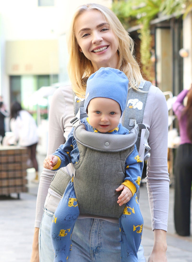 4-In-1 Flip Advanced Convertible Baby Carrier 8 Kg To 36 Kg Baby Strap Waist Carrier for walking Shopping Trip Hiking Adjustable Size & Suitable for 0-36 Months Baby - Image 1
