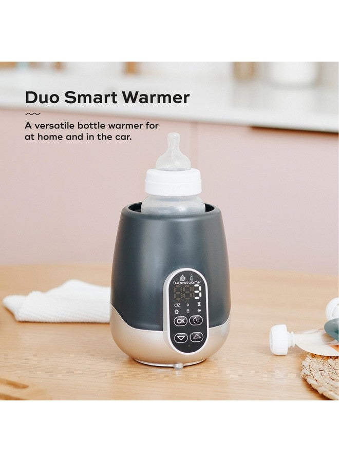 Babymoov Duo Smart Bottle Warmer - 2-in-1 Car and Home, Fast, Programmable, and Portable for Breastmilk or Baby Formula (Multi-Purpose and Universal) - Image 1