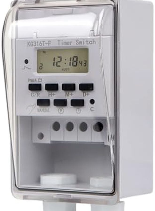 Heavy Duty Digital Program Timer Controller 40A 110V for Lights Pumps Appliances Indoor Outdoor - Image 2