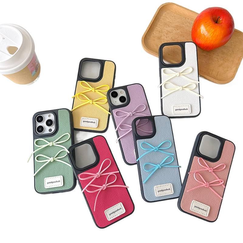 Shockproof iPhone 14 Plus TPU , Cover for iPhone 14 14 Plus 14 Pro 14 Pro Max , Bow Design , Pink for Work and School - Image 4