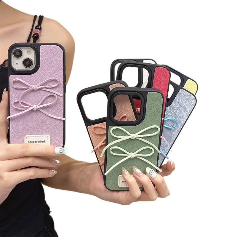 Shockproof iPhone 14 Plus TPU , Cover for iPhone 14 14 Plus 14 Pro 14 Pro Max , Bow Design , Pink for Work and School - Image 5