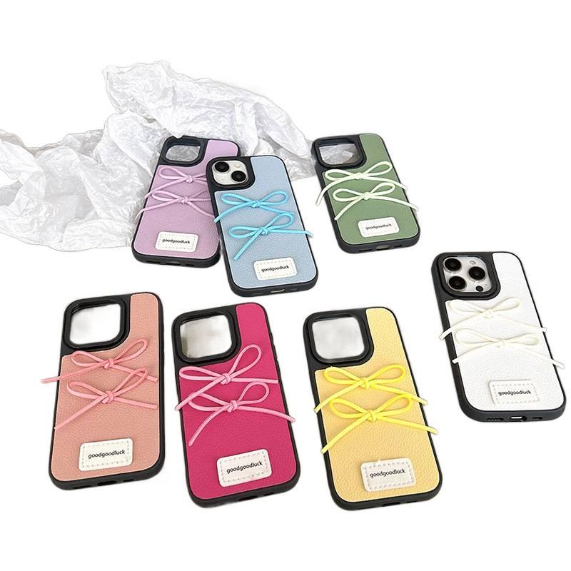 Shockproof iPhone 14 Plus TPU , Cover for iPhone 14 14 Plus 14 Pro 14 Pro Max , Bow Design , Pink for Work and School - Image 3