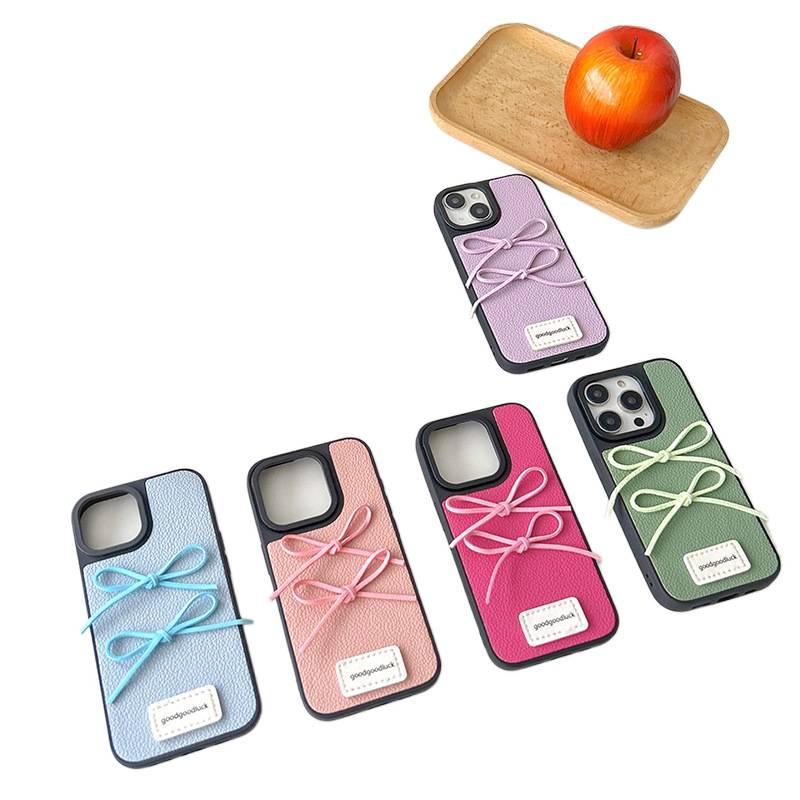 Shockproof iPhone 14 Plus TPU , Cover for iPhone 14 14 Plus 14 Pro 14 Pro Max , Bow Design , Pink for Work and School - Image 2