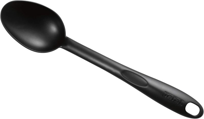 T-fal TEFAL Bienvenue Spoon | Kitcken Tool | High-Heat Resistance | Scratch-Free for Cookware | Dishwasher-Safe | Black | Plastic | Made in France | 2 Years Warranty | 2743912 - Image 1
