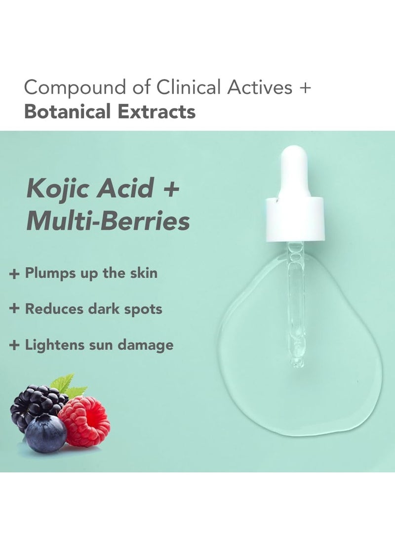 LOTUS HERBALS dermabotanics kojic acid multi berry hi dose serum reduces pigmentation dark spots calms redness dermatologist made non irritating ph 5 point 5 for sensitive skin 28ml - Image 2