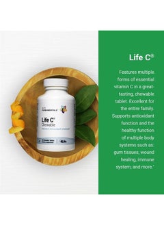 4life Life C - Features 7 Active Forms of Natural Vitamin C for Immune Support, Increased Nutrient Absorption, and Antioxidant Benefits - Citrus Flavor - 60 Chewable Tablets  - Image 5