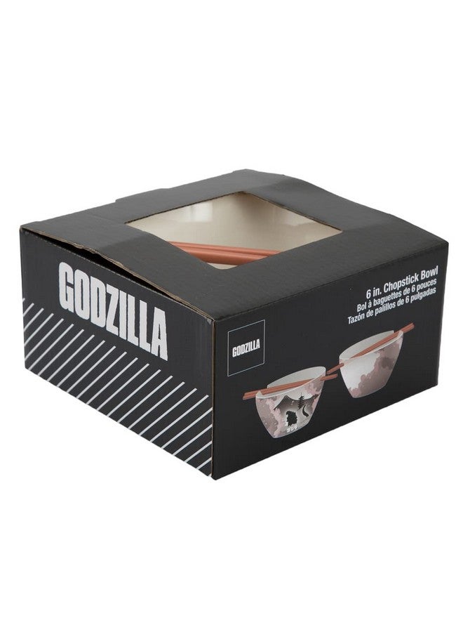 Bioworld Godzilla 20 Oz Ramen Bowl With Chopsticks - Image 1