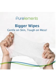 Pure Elements Purelements - Aloe Natural 99.9% Water Wipes - Pack of 12 - 768pcs  - Image 5