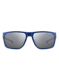 Carrera Men's UV Protection Rectangular Sunglasses - Carduc 029/S Blue Millimeter - Lens Size: 59 Mm  - Image 3