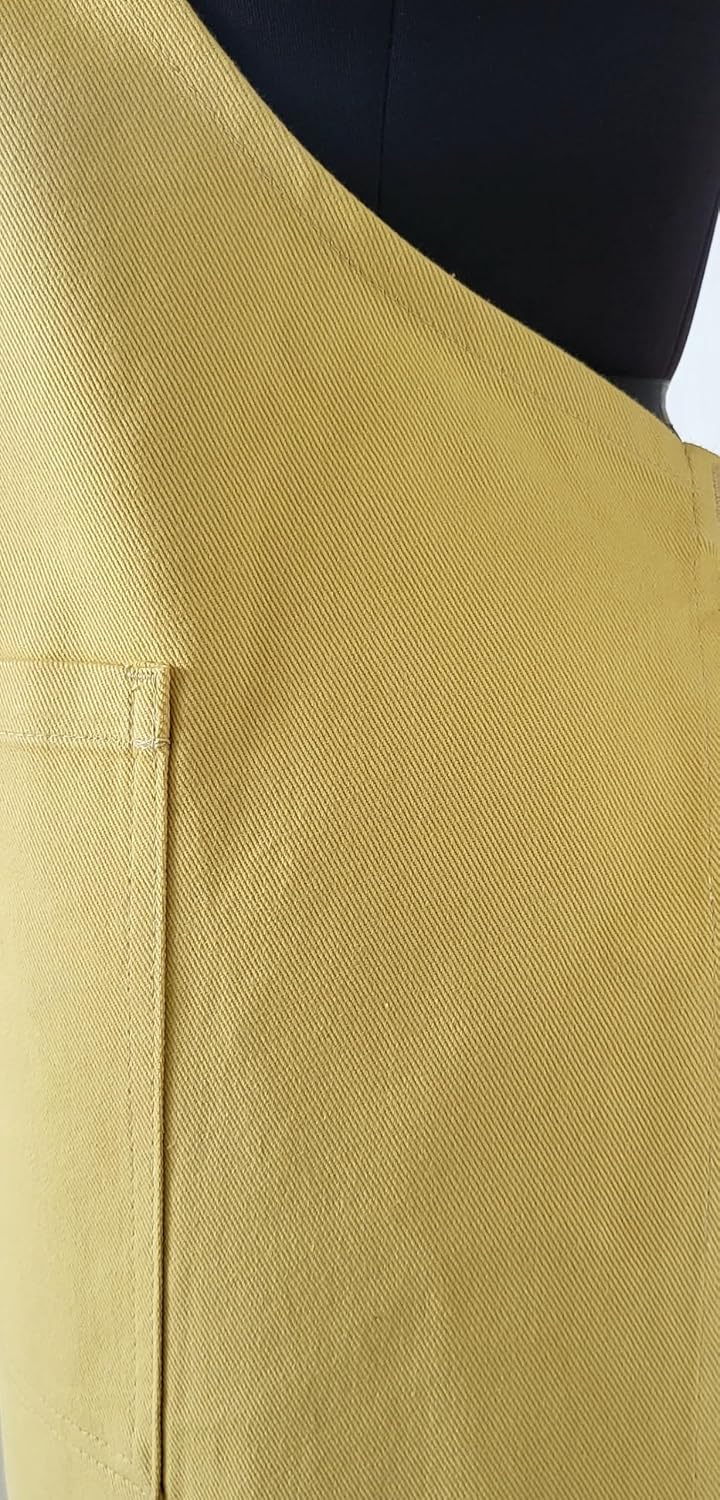 RUSTIQUE LINENS RUSTIQUE LINENS D RING BUTCHER CUT SOLID APRON  - Image 3