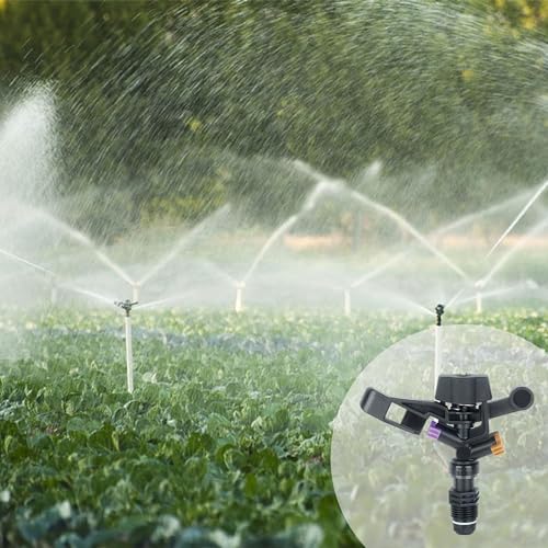 APPSTER 5pcs Water Sprinkler Head 360 Degrees Thread Size : 1/2" Inch, Watering for Agriculture Irrigation Garden Lawn Poultry Pipes Farm Greenhouse Gardening Accessories - Image 2
