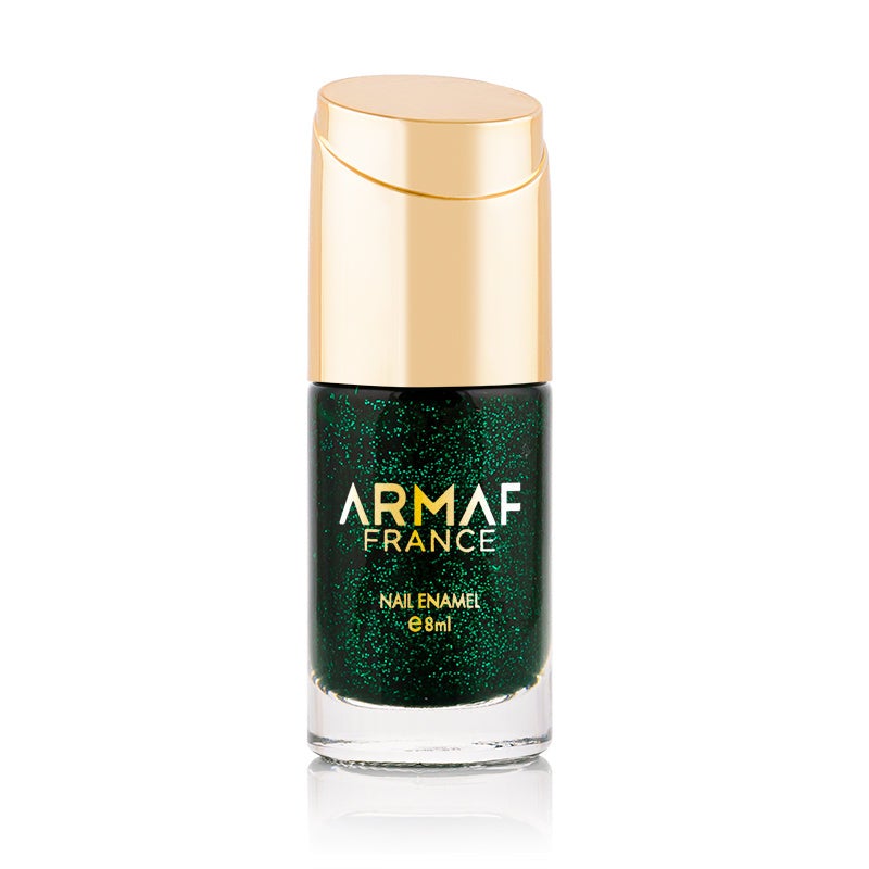 Armaf France Glitter Nail Enamel 8ml, Cosmos, Long Lasting Nail Polish, Shimmer Finish High Shine, Quick Dry Resistant Nail Colour, Long Lasting, Lightweight & Non Sticky, Best For Every Outfit