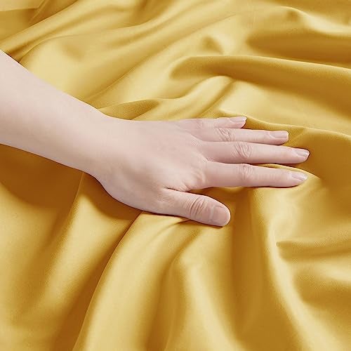 Nestl Yellow King Pillow Cases 2 – Soft King Size Pillow Case, 1800 Brushed Microfiber Pillowcases, Envelope Closure Pillowcase, King Pillow Covers, King Size Pillow Cases Set of 2, 20x40 Inches - Image 4