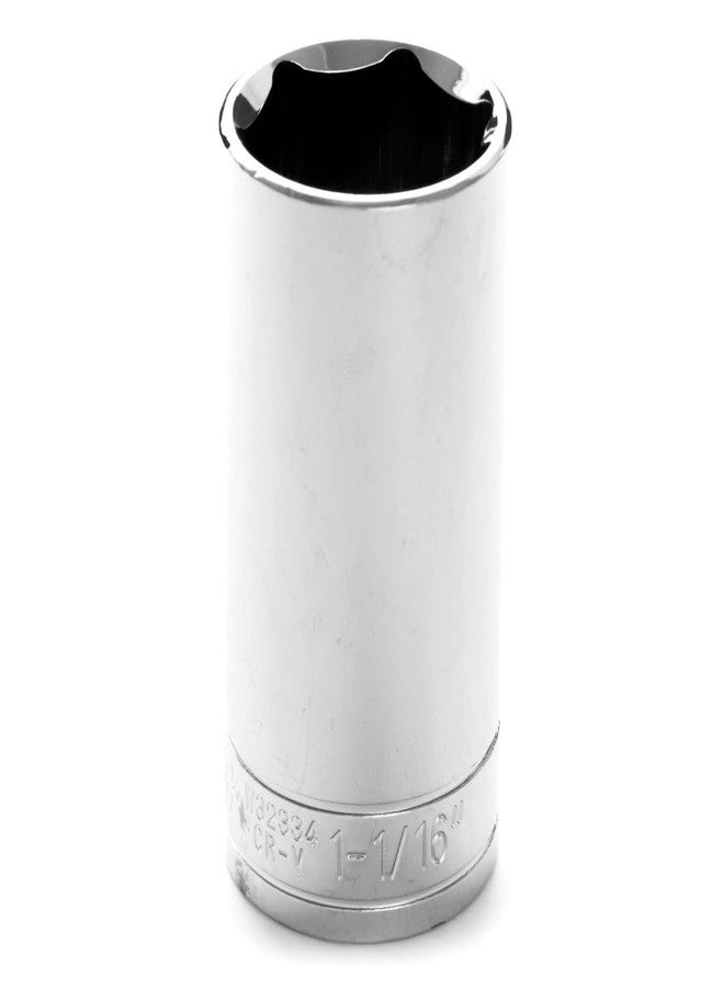 بيرفورمانس تول أداة الأداء W32334 مقبس حائط عميق 1-1/16 بوصة، 6 نقاط، عبوة واحدة - Image 1