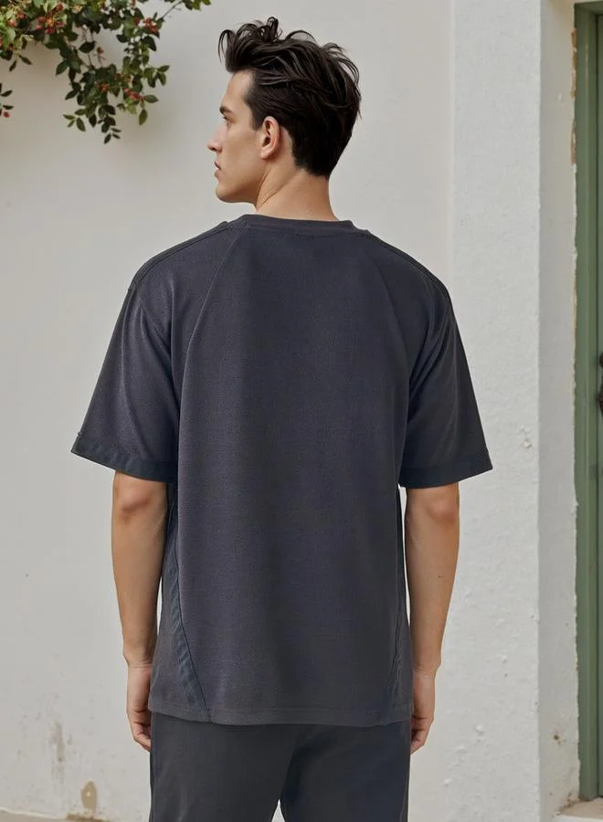 Kappa Kappa Jacquard Textured T-shirt