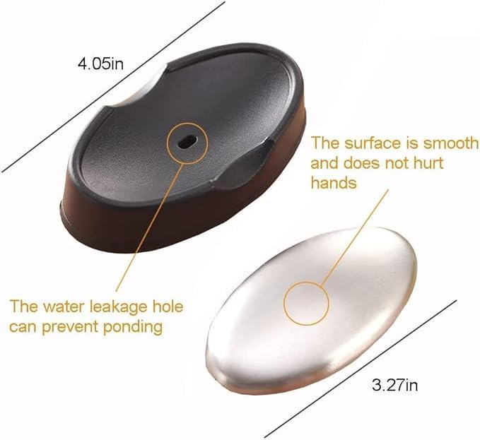 PRIMIL Stainless Steel Soap Bar Magic Soap Odor Remover Metal Soap Bar Odor Removing Bar Remove Odor of Onion Garlic and Fish - Image 5