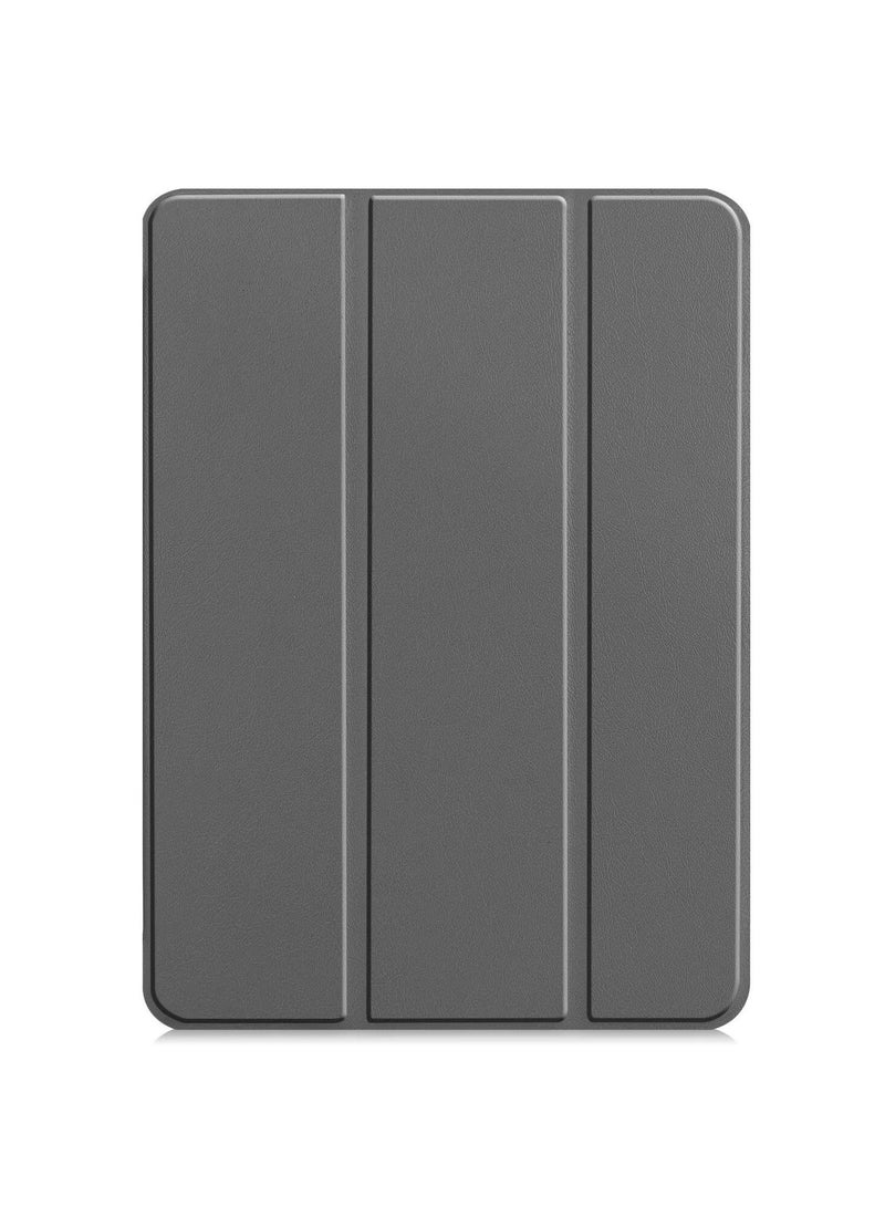URBBKING Slim Stand Hard Back Shell Smart Cover Case for iPad Air 13-Inch M2 (2024) / iPad Air 13‑Inch M3 (2025), Air 6 2024 (6th Generation) M2 13-Inch, Auto Wake/Sleep Grey - Image 5
