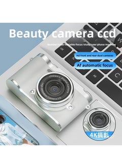 Generic 0.1 Billion Pixel Dual Camera Video Ccd Digital Camera Campus Student Party Retro Camera Small Card Machine-Body Color:Cute Powder  -  Special Price  - Image 4