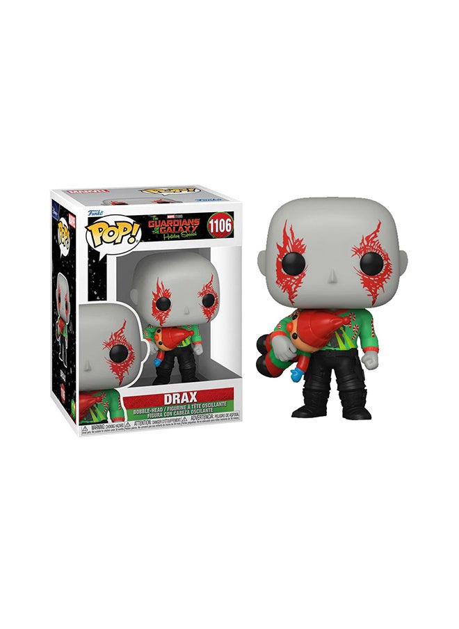 Funko مارفل حراس المجرة عطلة خاصة - دراكس، تمثال عمل قابلة للجمع من الفينيل - 64330  - Image 1