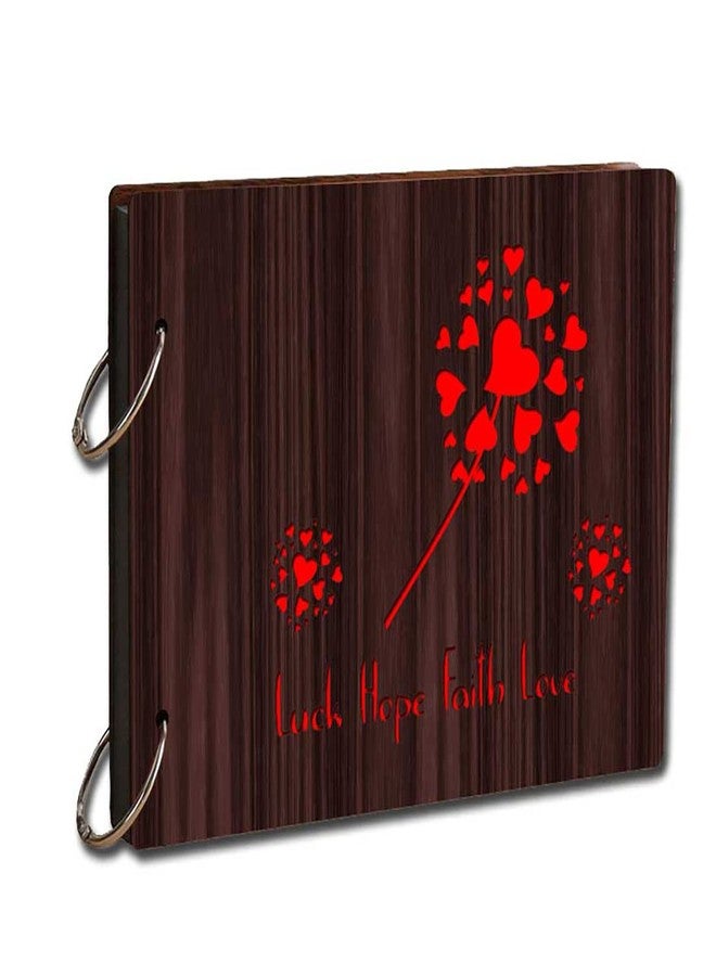 Printelligent Gift for Loved Ones Craft Scrapbook Photo Book for Memories Small 9 x 6.5 inch (Design-4) - Image 1