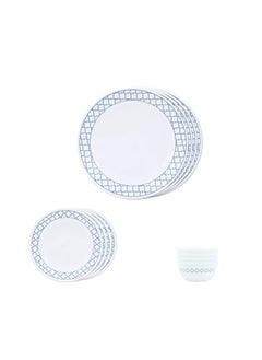Corelle Corelle Denham Breakfast Set - 12 Pc | for Family of 4 | Break & Chip Resistant | Lightweight & Durable | Microwave & Dishwasher Safe  - Image 1
