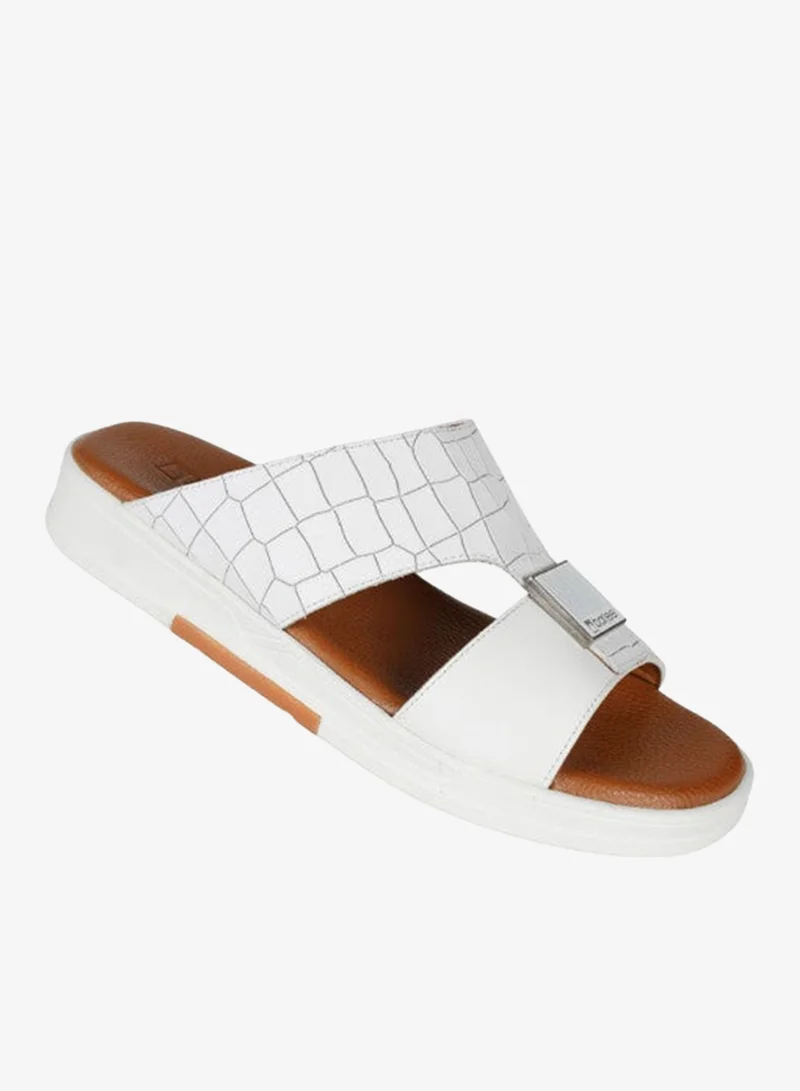 008-3400 Barjeel Uno Men Arabic Sandals BJM 14 White
