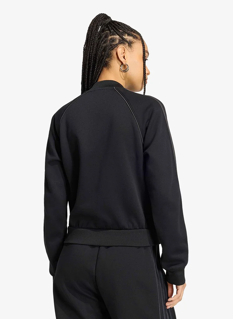 Adidas Originals BLACK/NTGREY Superstar Adicolor Twill Track Top for Women | Best Price UAE