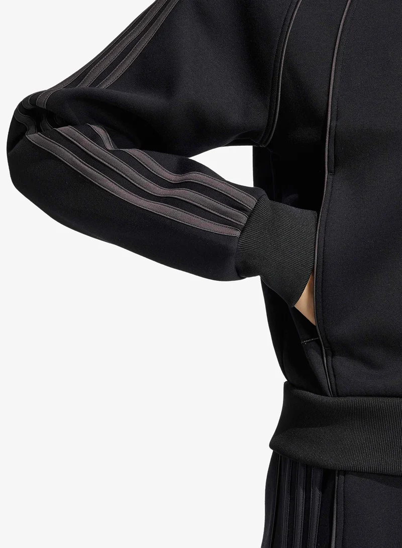 Adidas Originals BLACK/NTGREY Superstar Adicolor Twill Track Top for Women | Best Price UAE