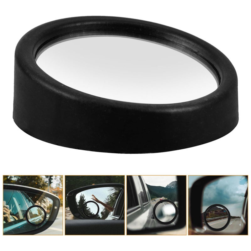 مرايا النقطة العمياء القابلة للتعديل بزاوية واسعة - حزمة من قطعتين لمرايا الرؤية الجانبية للسيارة لسلامة المركبة - Image 3