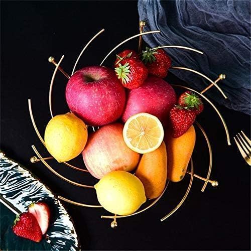 yorwan Wired Fruit Basket 2 Tier Steel Fruit Basket for Dining Table Fruit Bowl for Kitchen Countertop Fruit Stand for Home Vegetable Basket for Kitchen Fruit and Vegetable Fruit Basket - Image 3