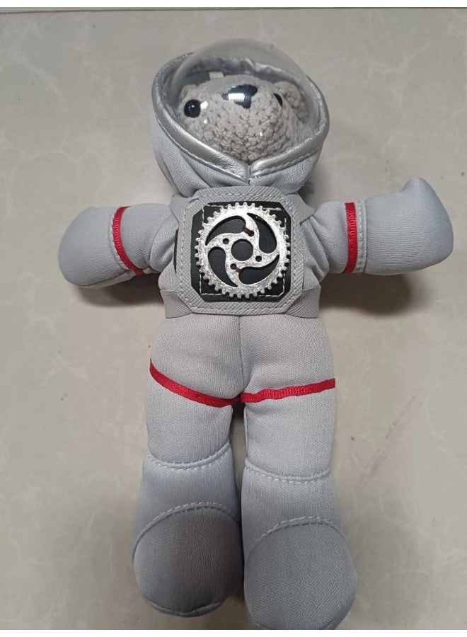 High-end Gift Plush Toy Doll Aerospace Teddy Bear Doll Creative Spaceman Doll-Color:Grey - Image 4
