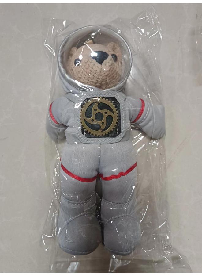 High-end Gift Plush Toy Doll Aerospace Teddy Bear Doll Creative Spaceman Doll-Color:Grey - Image 2