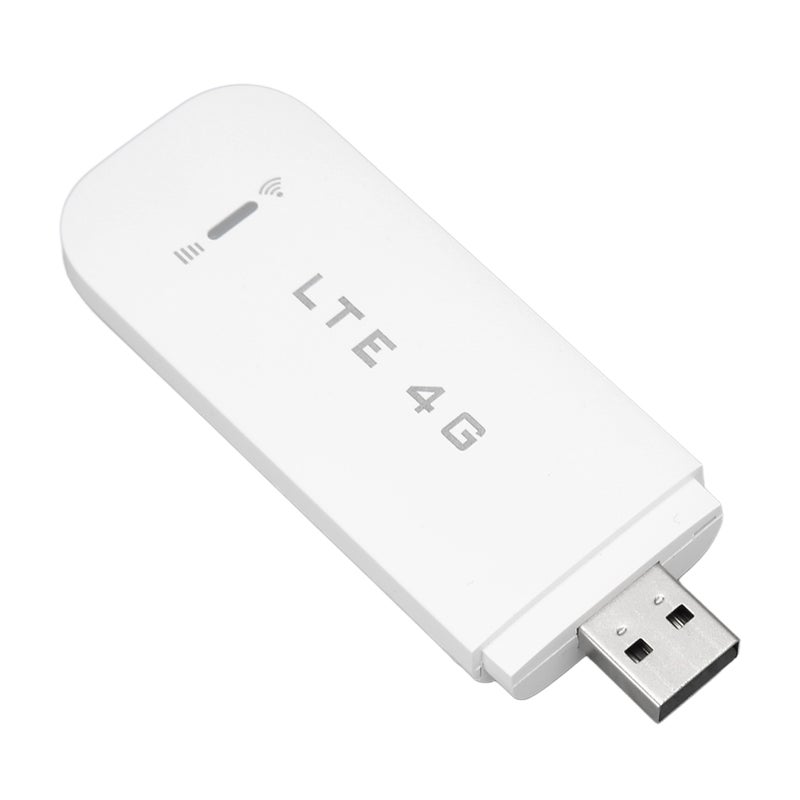 نقاط واي فاي موبايل 4G منفذ LTE محمول صغير سرعة 150 ميجابت في الثانية يمكنه اتصال ما يصل إلى 10 أجهزة موديم USB LTE 4G مع نقطة واي فاي لون أبيض - Image 5