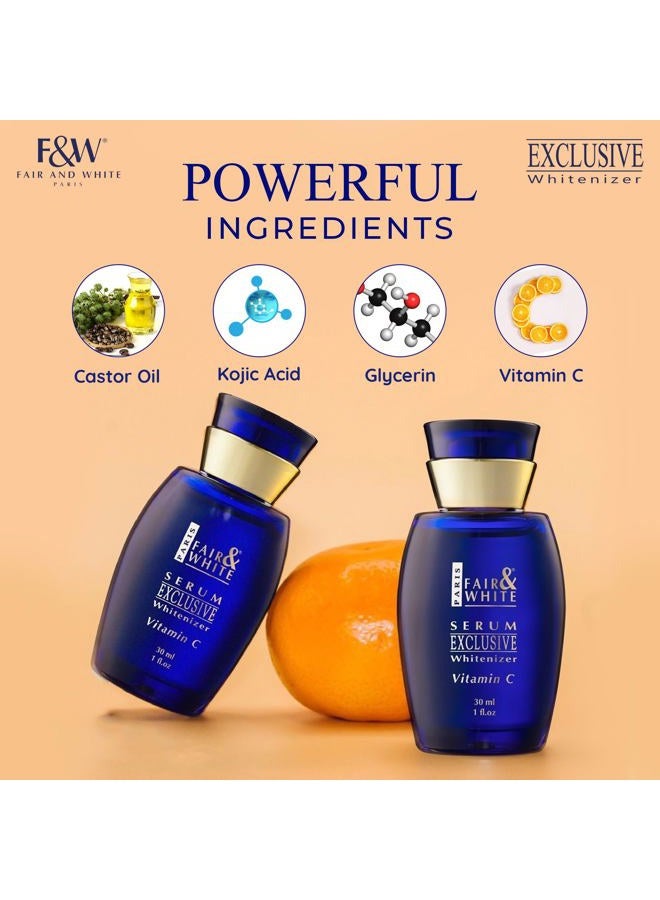F&W فير آند وايت إكسبلوسيف، سيروم فيتامين سي – 30 مل / 1 أونصة سائلة – سيروم لتفتيح البشرة - Image 2