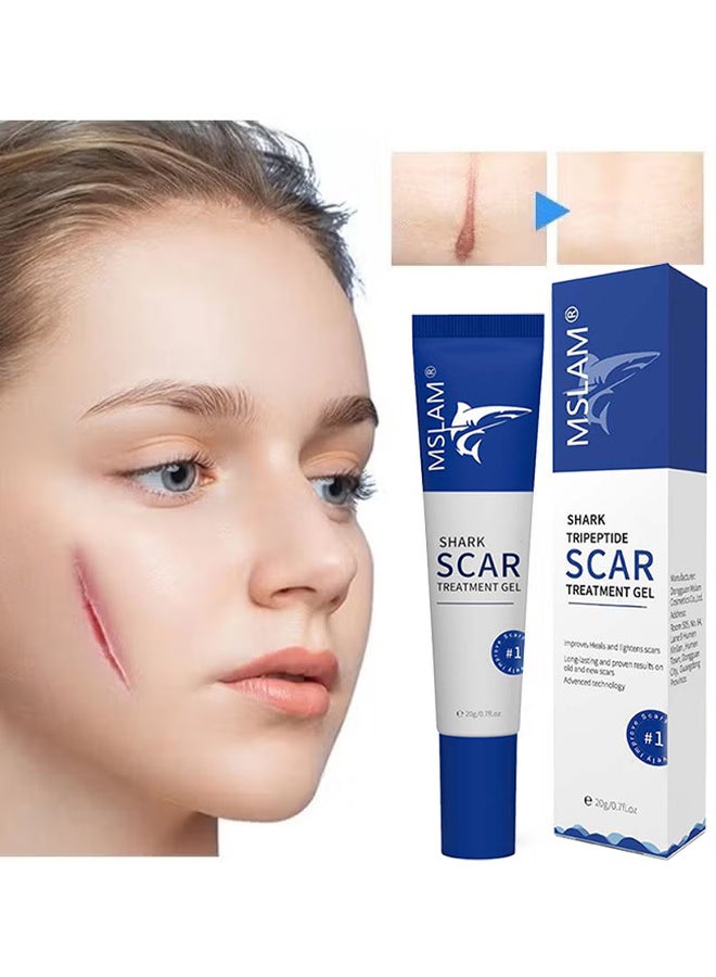 ام اس ال اي ام جل علاج الندبات ، كريم إزالة الندبات ، كريم إصلاح الندبات ، إزالة علامات تمدد الندبات ، تخفيف وإصلاح علامات حب الشباب (20 جرام) - Image 1