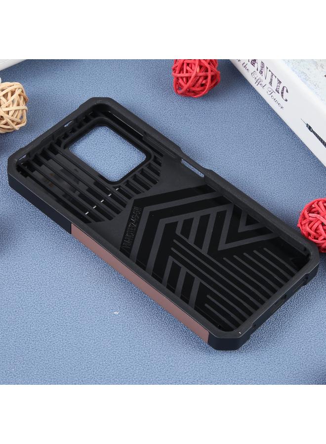 اس-توب جراب لهاتف Redmi Note 12 4G مزود بدرع كاميرا وفتحة بطاقة من البولي كربونات والبولي يوريثين الحراري - Image 3