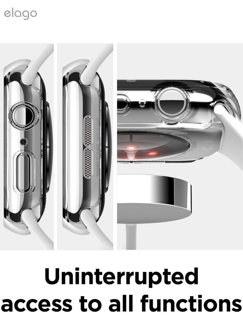 Elago Clear Shield for Apple Watch Series 10/9/8/7 (42mm) case cover - Clear - Image 5
