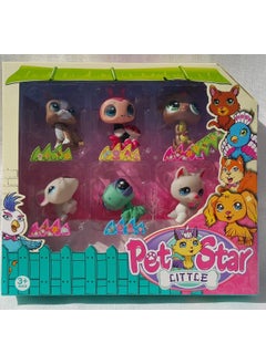 Littlest Pet Shop Cheerful Minions 6-Piece Mini Pet Family Toy Pet Shop Minions Ladybug Set  - Image 2