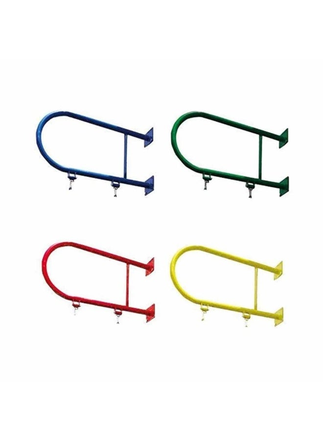 ريكسا أرجوحة جدارية حديدية للأطفال، مصنوعة من الحديد، أرجوحات خارجية آمنة ومتينة، ألوان متنوعة - Image 1