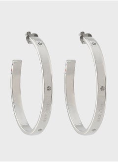 TOMMY HILFIGER Linear Hoop Earrings  - Image 1