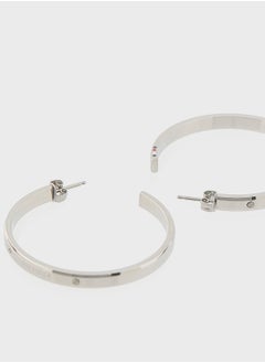 TOMMY HILFIGER Linear Hoop Earrings  - Image 2