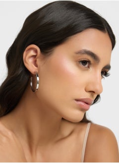 TOMMY HILFIGER Linear Hoop Earrings  - Image 4