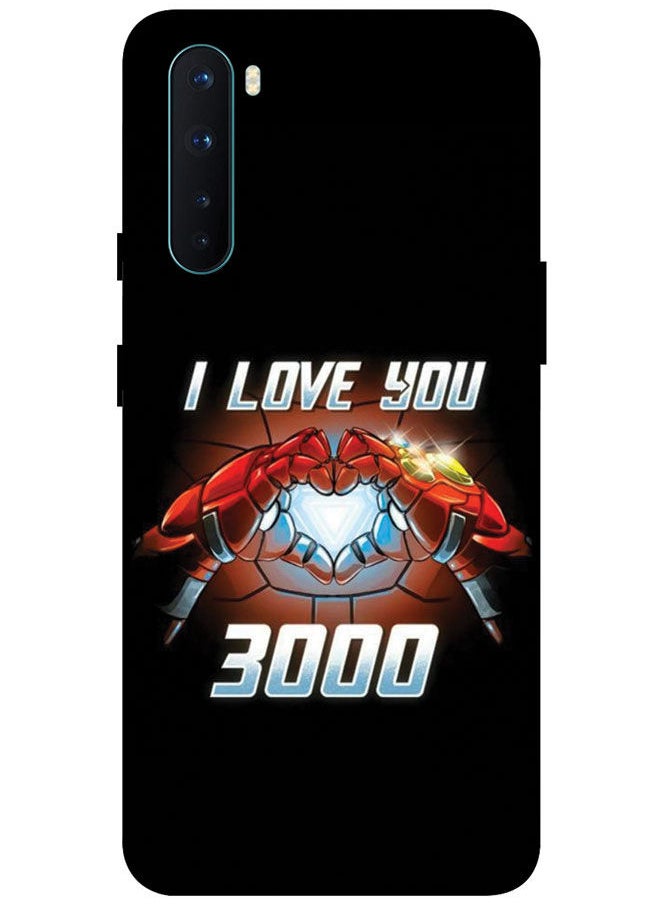 EYE CATCH - Protective Case Cover For OnePlus Nord Smart Series Printed Protective Case Cover for OnePlus Nord I Love You 3000 - Image 1